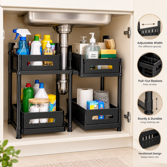 Under-Sink Storage Organizer
