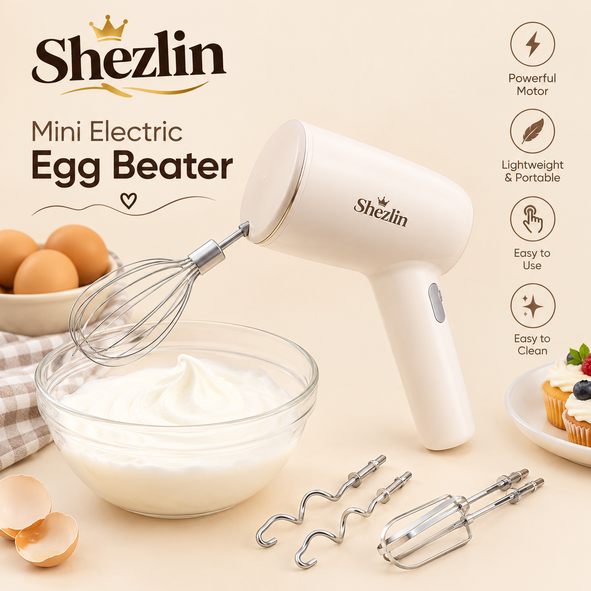 Mini Electric Egg Beater